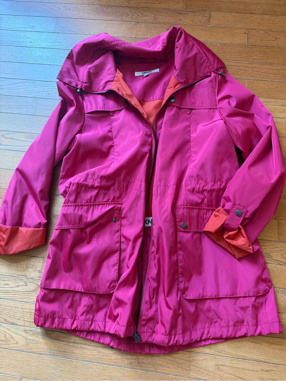 DKNY Hot Pink Lined Jacket